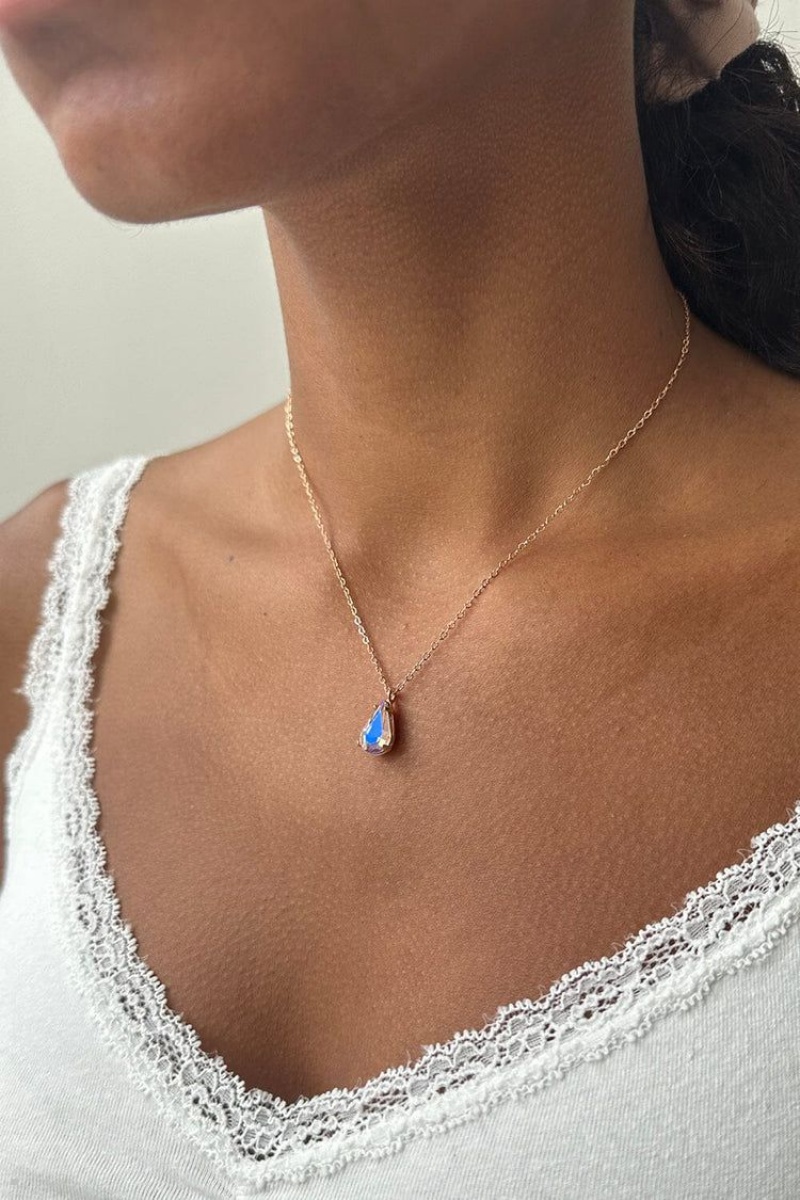 Collier Brandy Melville Iridescent Gem Doré | AYN-68279940